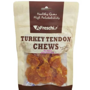 A Freschi Srl 火雞筋雞肉蝴蝶結 雙重蛋白狗小食 110g