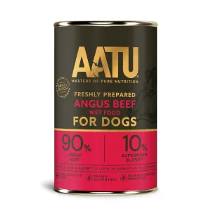 AATU 無穀物主食狗罐頭 安格斯牛肉配方 400g