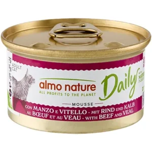 Almo Nature Daily 慕絲成貓罐頭 Beef & Veal 牛肉及牛仔肉 85g