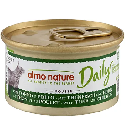 Almo Nature Daily 慕絲成貓罐頭 Tuna & Chicken 吞拿魚及雞肉 85g
