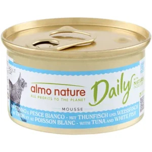 Almo Nature Daily 慕絲成貓罐頭 Tuna & White Fish 吞拿魚及白魚 85g