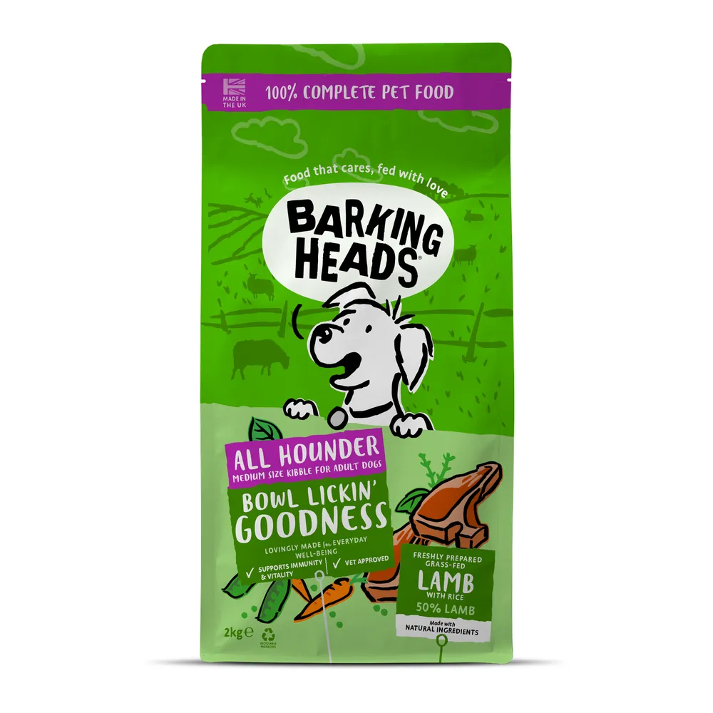 Barking Heads Bowl Lickin' Goodness 草飼羊肉成犬乾糧