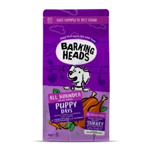 Barking Heads Puppy Days 無穀物火雞幼犬乾糧