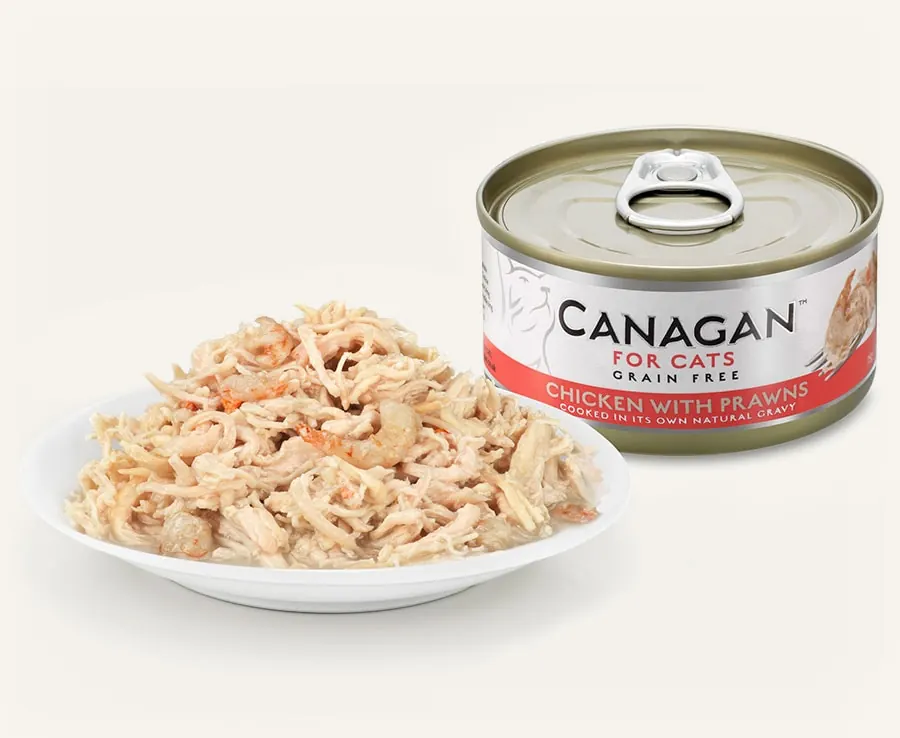 Canagan 無穀物主食貓罐頭 Chicken with Prawns 雞肉伴蝦肉 75g