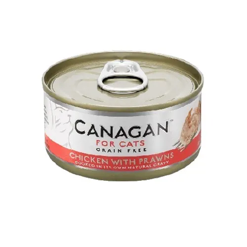 Canagan 無穀物主食貓罐頭 Chicken with Prawns 雞肉伴蝦肉 75g