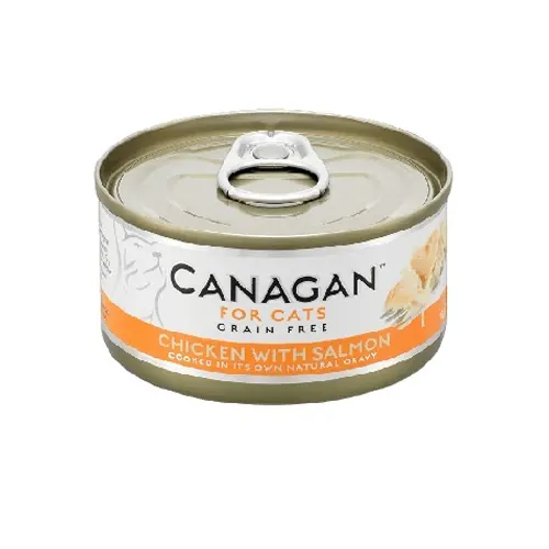 Canagan 無穀物主食貓罐頭 Chicken with Salmon 雞肉伴三文魚 75g