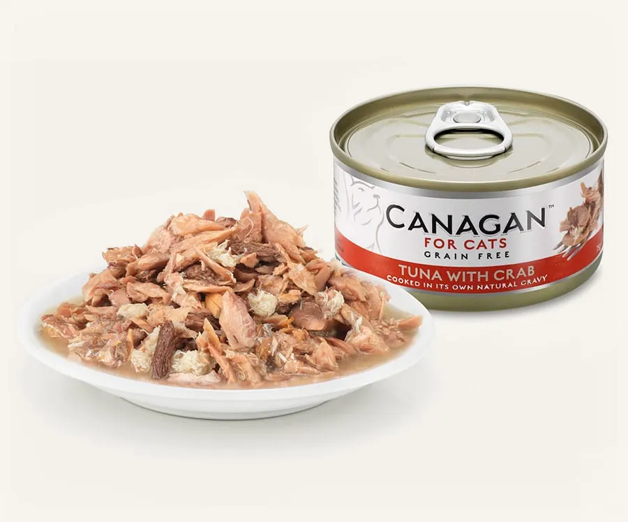 Canagan 無穀物主食貓罐頭 Tuna with Crab 吞拿魚伴蟹肉 75g