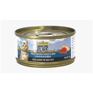 Canidae 咖比 Felidae PURE 白身吞拿魚雞絲 無穀物主食貓罐頭 70g x24罐