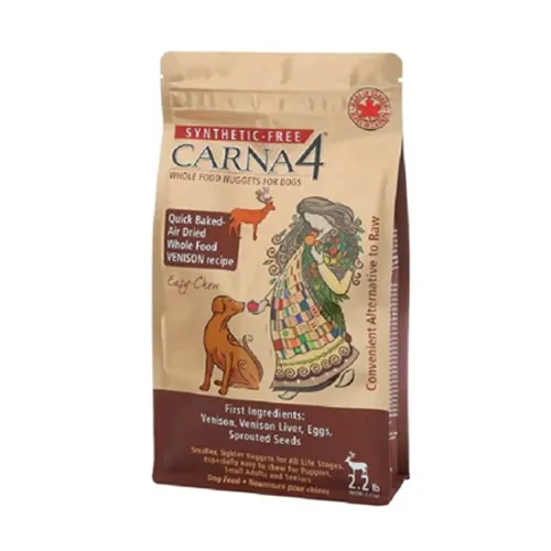 Carna4 Easy-Chew 無穀物鹿肉配方烘焙風乾小型全犬糧
