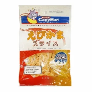 CattyMan 鮮蝦銀鱈魚絲 貓小食 25g