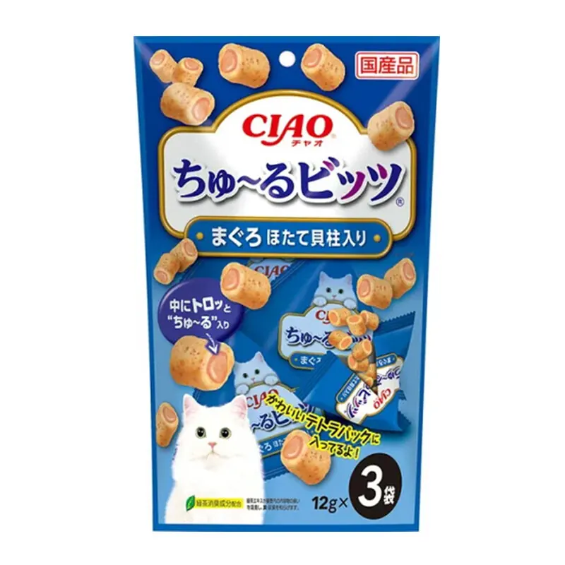 CIAO 流心粒粒 吞拿魚帶子味 貓小食