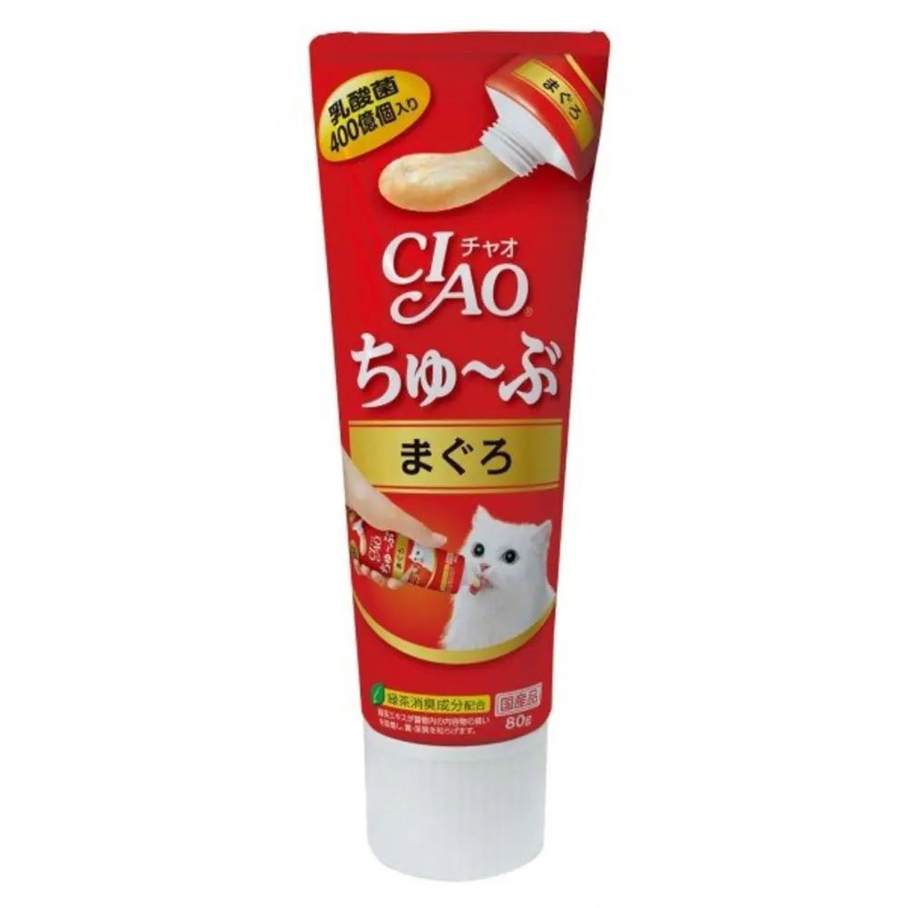 CIAO 乳酸菌 吞拿魚醬 貓小食(唧唧裝)
