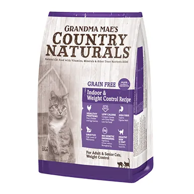 Country Naturals 無穀物 體重控制化毛 室內成貓乾糧