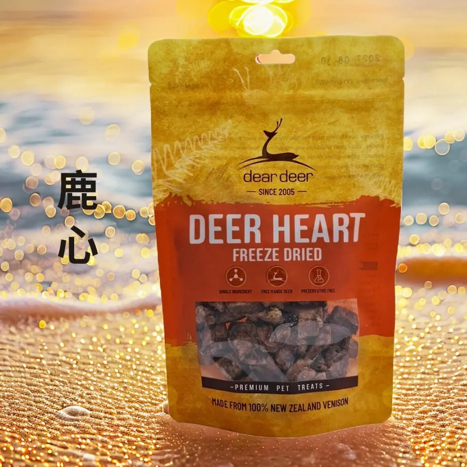Dear Deer 紐西蘭鹿心 貓狗小食 50g