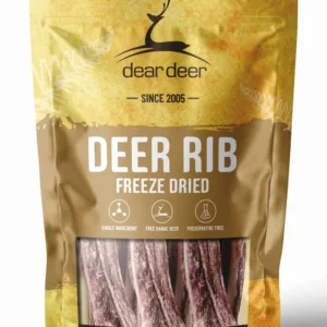 Dear Deer 紐西蘭凍乾鹿肋條狗小食 100g