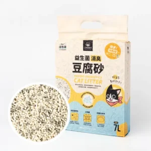 汪喵星球 益生菌消臭豆腐貓砂 原味 (米粒型)