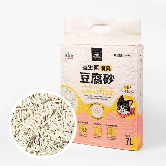 汪喵星球 益生菌消臭豆腐貓砂 原味 (條型)