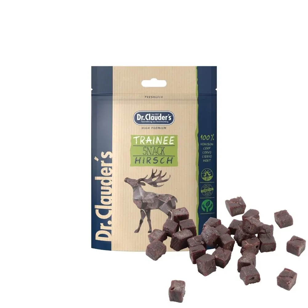 Dr.Clauder's Trainee Snacks 鹿肉粒 貓狗訓練小食 80g