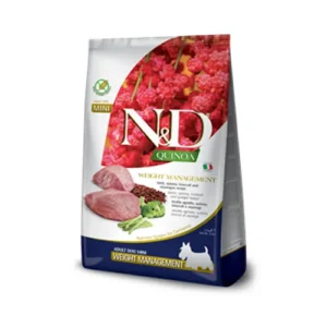 Farmina N&D Quinoa 羊肉蘆筍無穀物體重管理犬糧 小顆粒