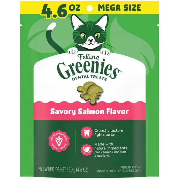 Greenies Feline 貓潔齒小食 三文魚味