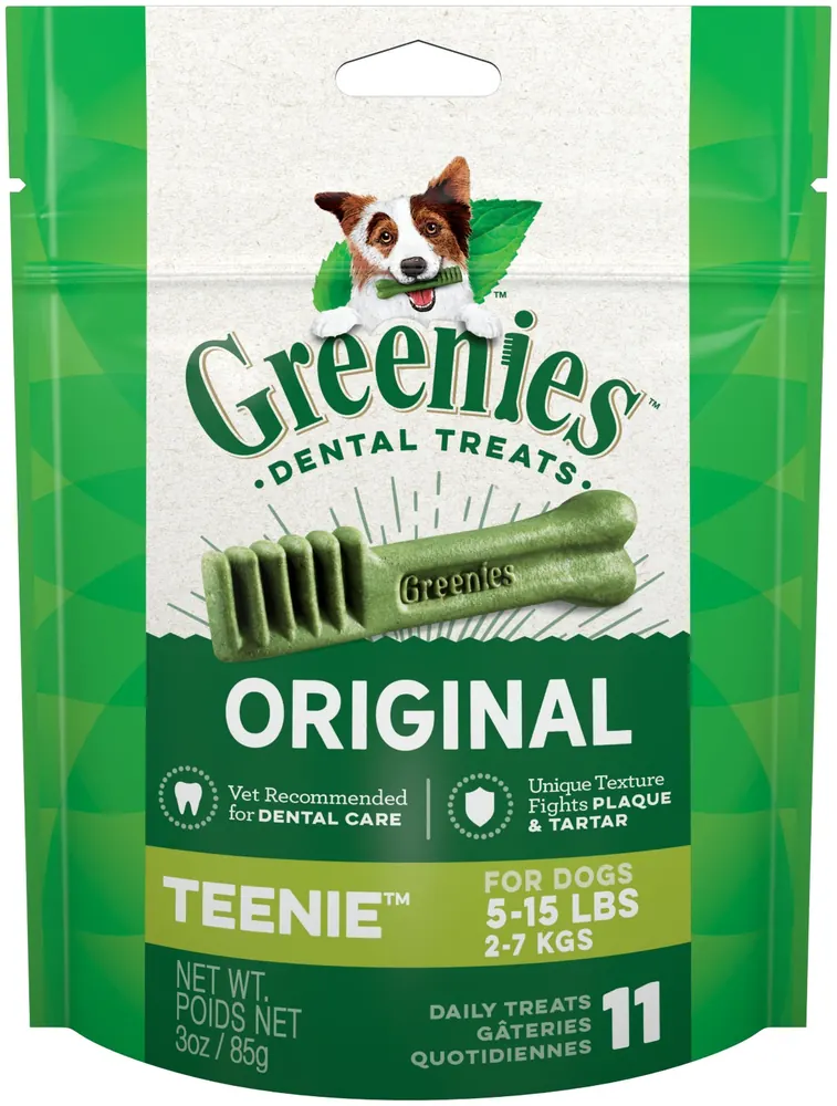 Greenies 狗用潔齒骨 Teenies 尺寸(5-15磅)