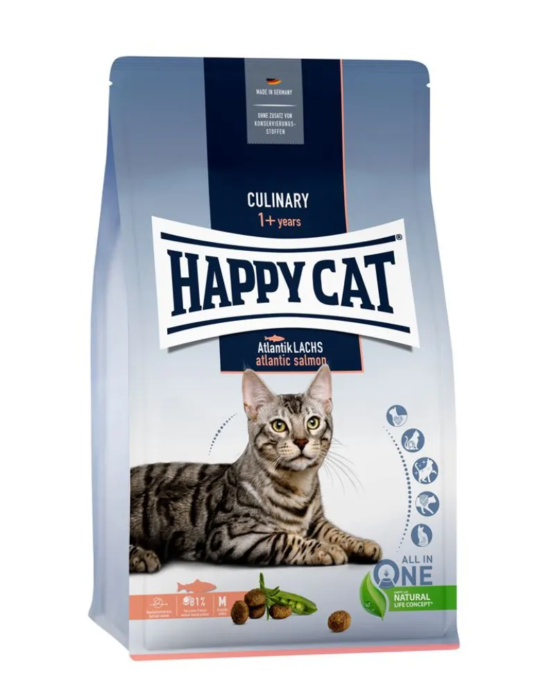 Happy Cat Adult Atlantik-Lachs 大西洋三文魚配方 成貓乾糧