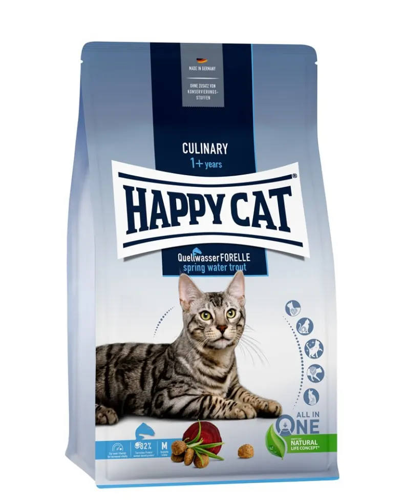 Happy Cat Quellwasser-Forelle 鱒魚配方 成貓乾糧