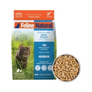 K9 Feline Natural Beef Feast 單一蛋白脫水貓糧 牛肉盛宴 320g