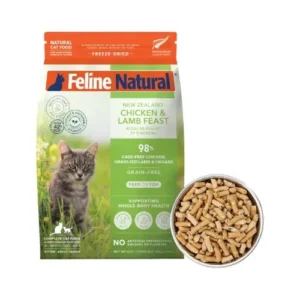 K9 Feline Natural Chicken & Lamb Feast 脫水貓糧 雞肉羊肉 320g