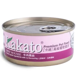 Kakato 卡格 全天然貓狗罐頭 牛肉慕絲 70g
