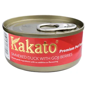 Kakato 卡格 金蕨系列 全天然貓狗罐頭 杞子燉鴨 70g