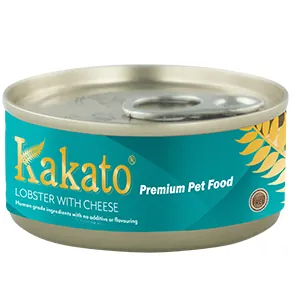 Kakato 卡格 金蕨系列 全天然貓狗罐頭 芝士龍蝦 70g