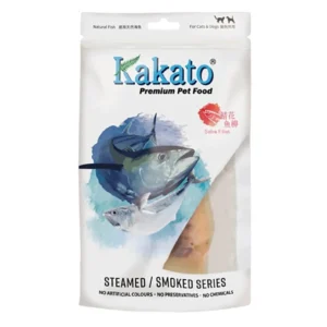 Kakato 卡格 煙燻鯖花魚柳 貓狗小食 80g(4條)
