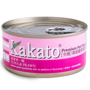 Kakato 卡格 全天然貓狗罐頭 吞拿魚、蝦