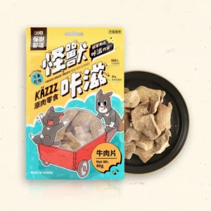 Litomon 怪獸部落 怪獸咔滋 凍乾草飼牛肉片 貓狗小食 40g