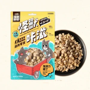 Litomon 怪獸部落 怪獸咔滋 凍乾鬼頭刀雞丁 貓狗小食 30g