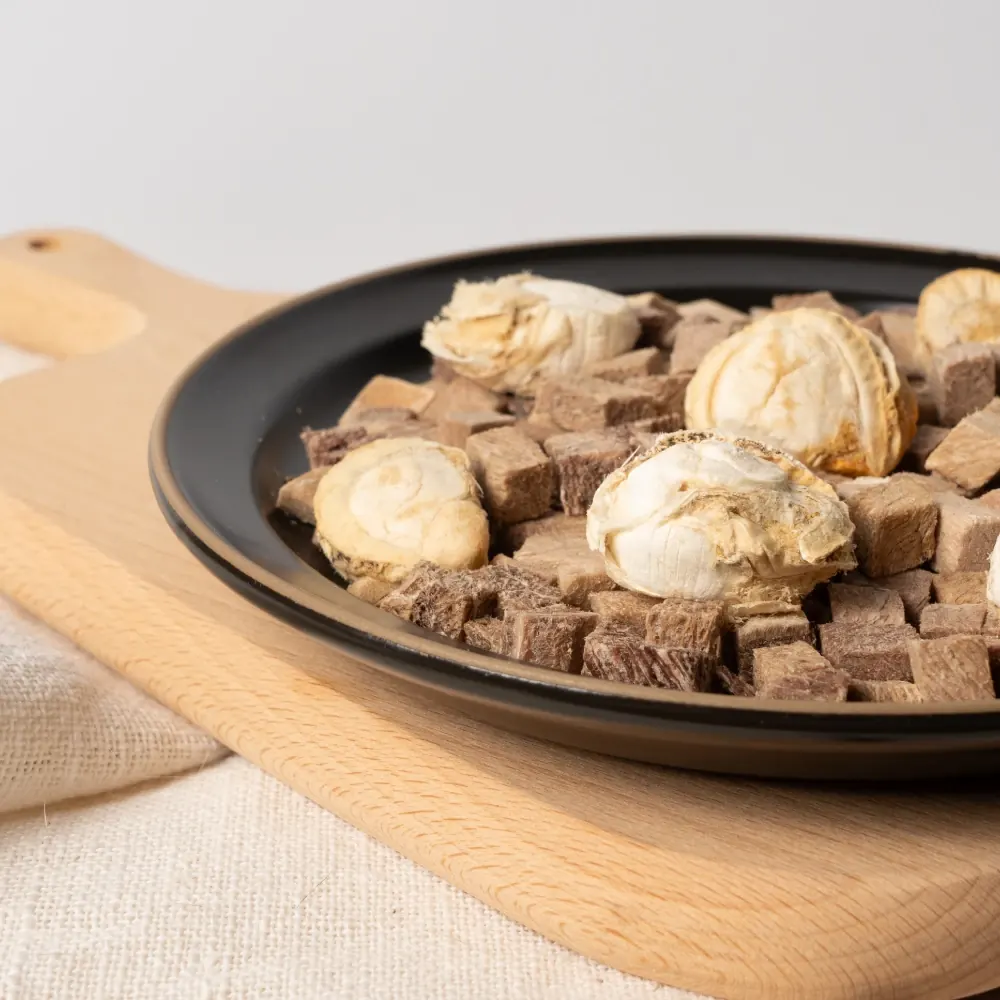Litomon 怪獸部落 怪獸咔滋 凍乾扇貝牛肉丁 貓狗小食 25g