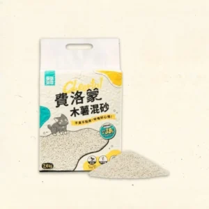 Litomon 怪獸部落 費洛蒙貓砂 豆腐木薯混合砂 2.4kg 原箱 6 包裝