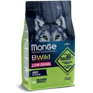 Monge B-Wild 低穀物山豬肉成犬糧