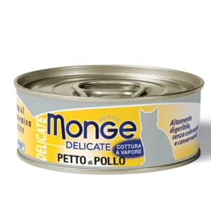 Monge 天然貓罐頭 純鮮雞肉 成貓濕糧 80g