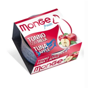 Monge 天然貓罐頭 吞拿魚配蘋果 成貓濕糧 80g