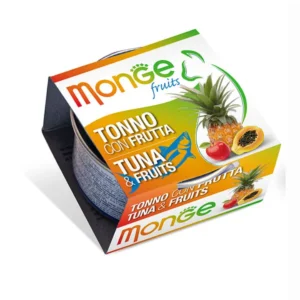 Monge 天然貓罐頭 吞拿魚配雜果 成貓濕糧 80g