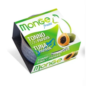 Monge 天然貓罐頭 吞拿魚配木瓜 成貓濕糧 80g