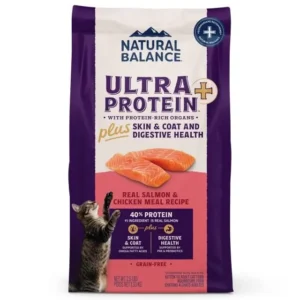 Natural Balance Ultra Protein Plus 超‧頂級 無穀物三文魚雞肉 成貓乾糧（皮毛及消化）