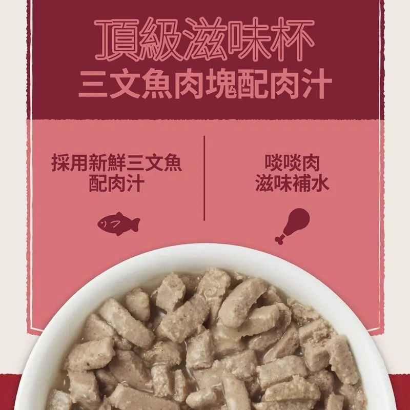 Natural Balance Ultra Protein 頂級系列 三文魚肉塊肉汁 貓主食杯 2.7oz x10杯