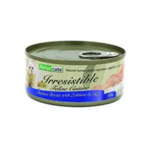 Naturcate 雞胸肉三文魚伴飯 天然主食貓罐頭 155g