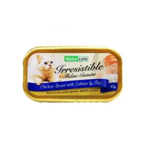 Naturcate 雞胸肉三文魚伴飯 天然主食貓罐頭 85g