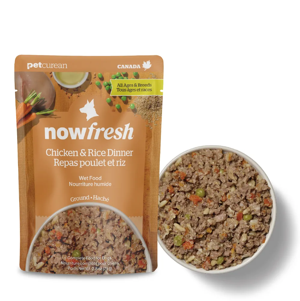 NOW FRESH! 全犬期雞肉糙米濕包 2.8oz