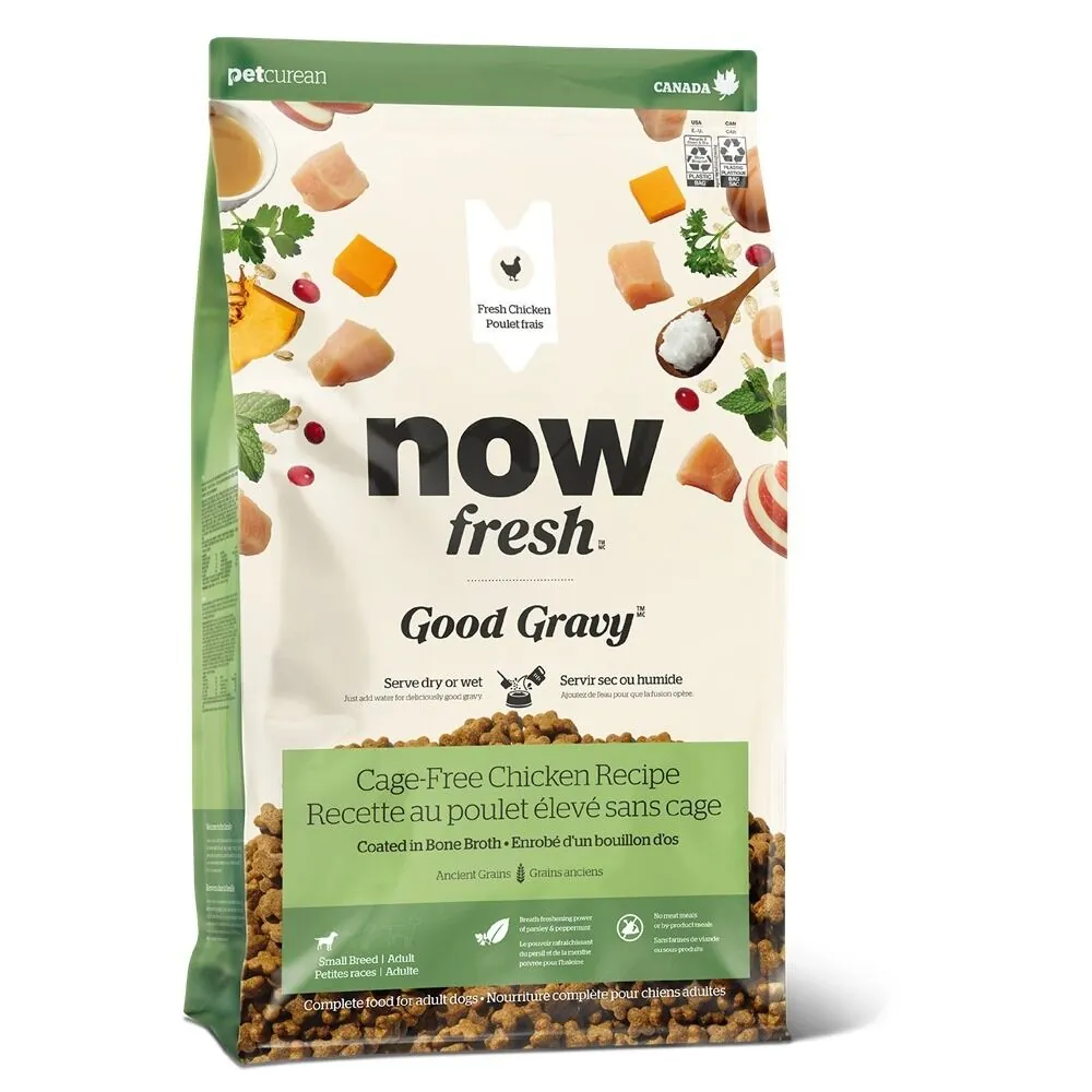 NOW FRESH! Good Gravy 骨湯外層小型成犬乾糧 走地雞配方(含古代穀物)
