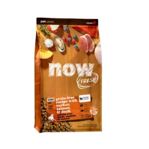NOW FRESH! 無穀物全犬種老犬乾糧（火雞、三文魚、鴨肉）